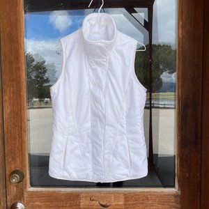 white fleece lined LULULEMON vest size M